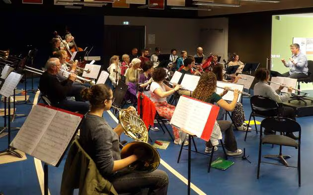 L’orchestre prépare son concert du 18 mai<br />Ouest France du 30/04/2025